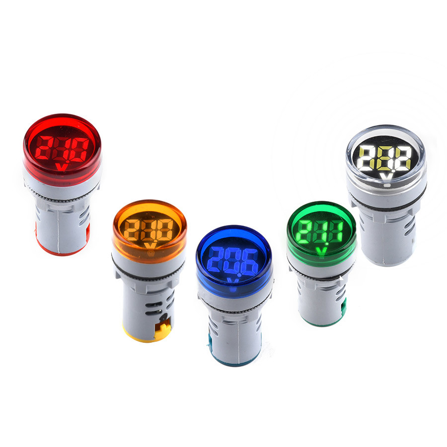 22mm Mini Digital Voltmeter DC 6-100V